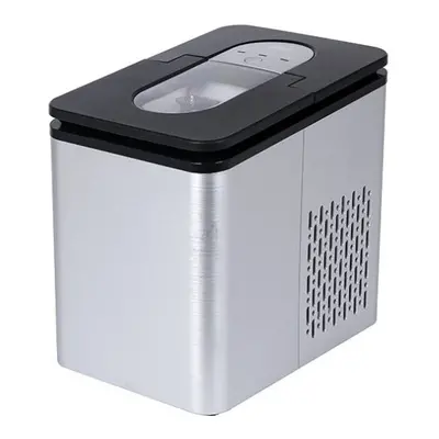 Chrome 1.7L Electric Ice Cube Maker Machine