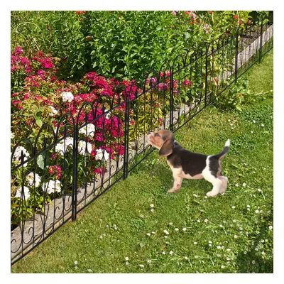 5Pack Rustproof Garden Fence Decorative Dog Barrier Border