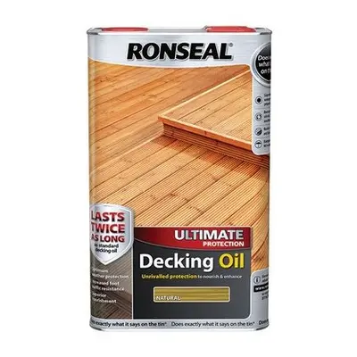 Ronseal Ultimate Protection Decking Oil Natural Litre