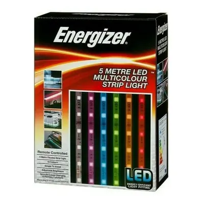 Energizer Multicoloured 5m Strip Remote Control Changing LED Light