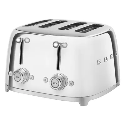 Smeg 50's Retro TSF03SSUK Slice Toaster - Stainless Steel