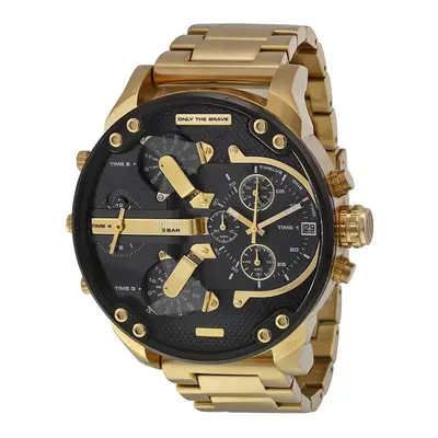 Diesel Big Daddy 2.0 All Gold 66mm Chrono Men's Watch - DZ7333