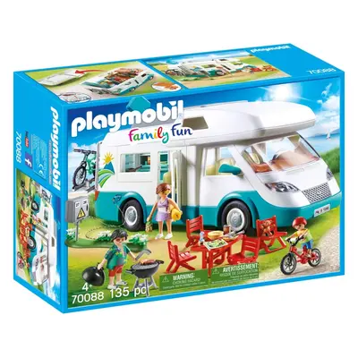 Playmobil Family Fun Caravan Camper 135PC Playset