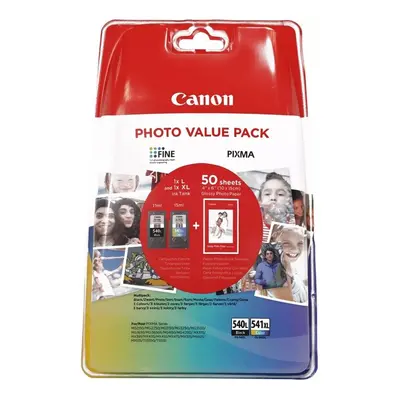 Canon PG-540L/CL-541XL Photo Value Pack - Glossy - 2-pack - High Yield - black, colour (cyan, ma