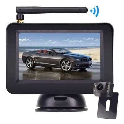 Wireless Reversing Camera, DOUXURY 4.3'' LCD Rear View Monitor + 170Â° Wide Angle IP68 Waterproo