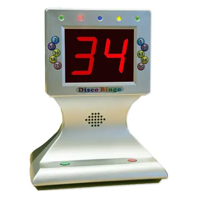 Disco Bingo Electronic Bingo Machine Music & Lights &