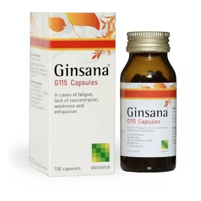 Ginsana Supports Immune System In Stressful Situation Dietary Supplements Capsules - 100's - Com