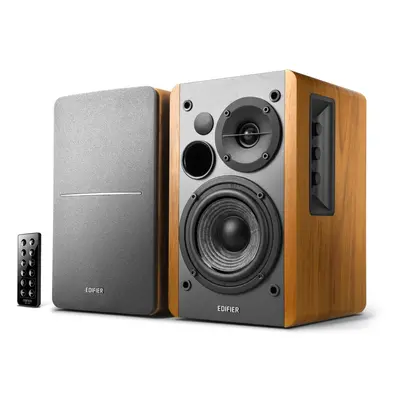 Edifier R1280DB Active 2.0 Bluetooth Bookshelf Speaker Set - Brown