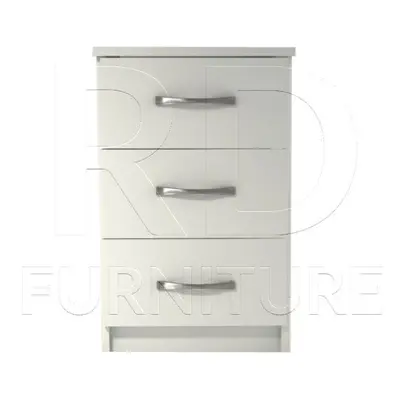 Ready assembled Classic Drawer Bedside White