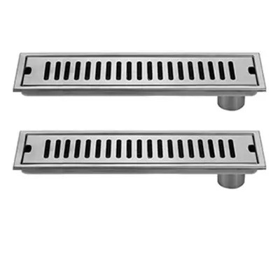 2X Stainless Steel Shower Room Large Flow Floor Drain Ground Water Drainage Waste Discharge Deod