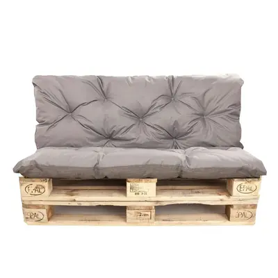 Pallet Cushions outdoor |seat x and Backrest x 40cm| Pallet Cushions set Gray