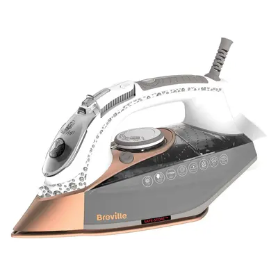 Breville Steam Iron, W, 200G Steam Shot, Multi-Directional Diamond Ceramic Soleplate, ml Water T