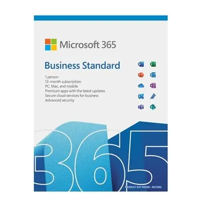 Microsoft Business Standard Year User - Retail Boxed KLQ-00650