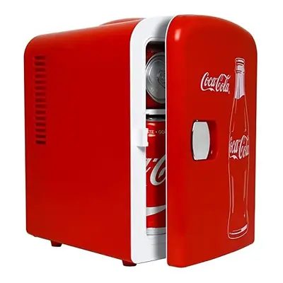 Coca Cola Mini Fridge Liter/6 Can Portable Fridge/Mini Cooler Refrigerator for Food Beverages Dr