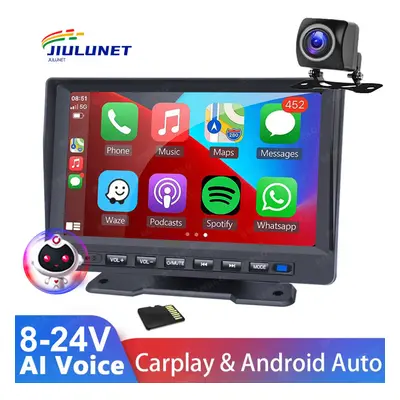 7inch Car Radio Multimedia Video Player Portable Wireless Apple CarPlay Android Auto Touch Scree