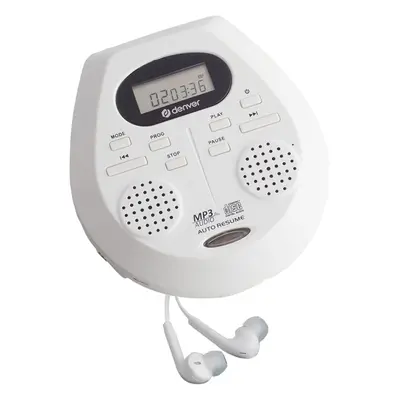 Denver Portable CD Player With Speakers/CD Walkman Discman/CDs, MP3 & Audio Book / Second Antish