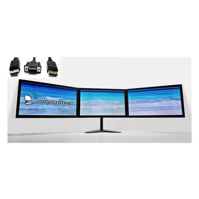 TRIPLE MONITOR MULTI SCREEN Bundle Set x 23" x DP DP VGA