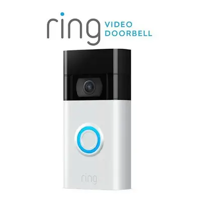 All New Ring Video Doorbell 2nd Gen Motion Activated Camera - Nickel