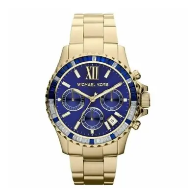 Michael Kors Everest Chronograph Navy Blue Dial Gold-tone Ladies Watch MK5754