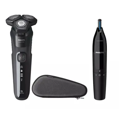 Philips Series Wet & Dry Electric Shaver & Nose Trimmer S5588/26