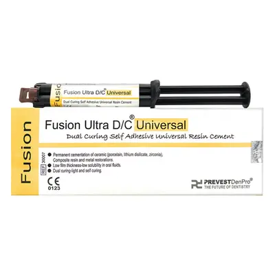 Fusion Ultra DC Self Cure Permanent Dental Cement for Crowns, Bridges, Inlays , Onlays, Tooth Re