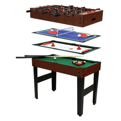 Charles Bentley4-In-1 Multi Sports Table Including Pool, Football, Push Hockey & Table Tennis