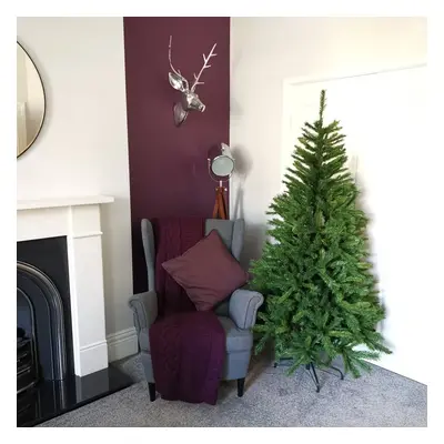 7ft New Duchess Spruce Hinged Tips Green Christmas Tree