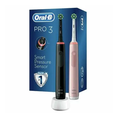 Oral B Pro 3900 Electric Toothbrush - Black / Pink