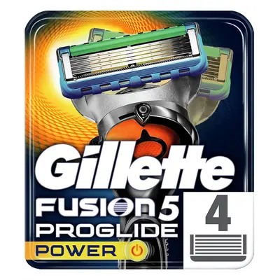 Gillette Fusion Men's ProGlide Power Razor Blades, Pack of Refill Blades