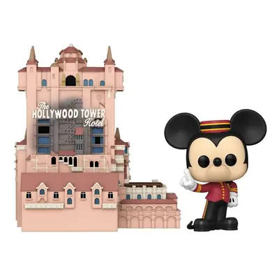 Funko Walt Disney Word 50th Anniversary POP! Town Vinyl Figure Hollywood Tower Hotel And Mickey 