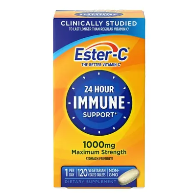 Ester-C Hr Immune Support mg Vitamin C, Vegetarian Coated Tablets - Maximum Strength 1000mg Diet