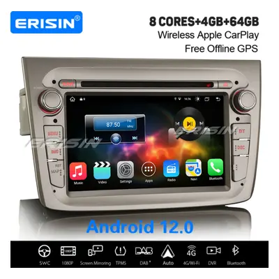 8-Core 64GB Android Car Stereo Alfa Romeo Mito CarPlay WiFi 4G DAB+ Satnav OBD2 Bluetooth DVR