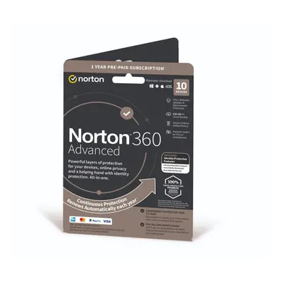 Norton Advanced Devices Year Subscription with Auto Renewal