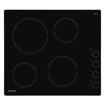 Hotpoint HR619CH 58cm Ceramic Hob - Black