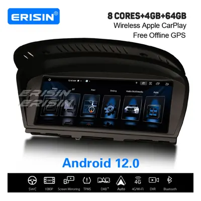 8.8" 8-Core Android Car Stereo For BMW 5er E60/61/63/64 3er E90/91/92/93 CIC Satnav CarPlay WiFi