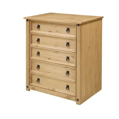 Corona Small Drawer Chest Solid Pine