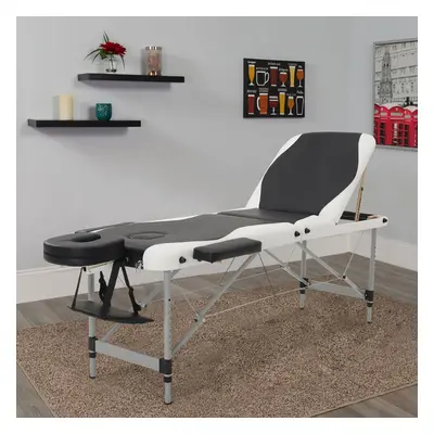 Leather Upholstered Adjustable Massage Bed