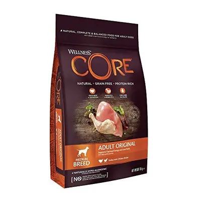 Wellness CORE Original, Dog Food Dry, Grain Free - Turkey & Chicken, kg