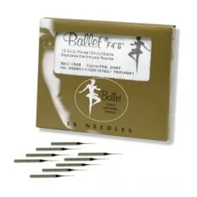 Ballet Electrolysis Needles Gold F4 'G' (50)