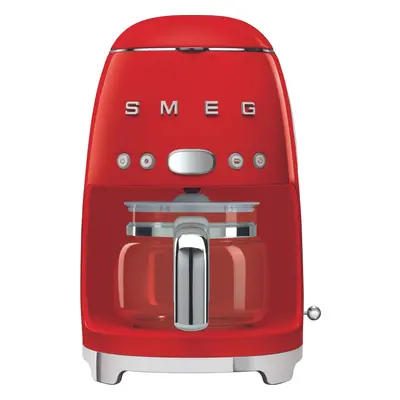 Smeg 50's Retro DCF02RDUK Filter Coffee Machine with Timer - Red