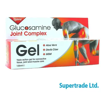 Optima Glucosamine Joint Complex Gel Muscle Aloe Vera Devils Claw & MSM 125ml X6