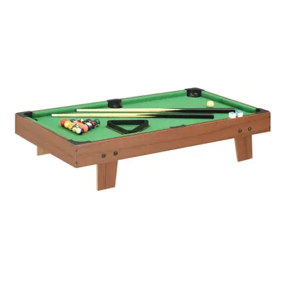 3 Feet Mini Pool Table 92x52x19 cm Brown and Green