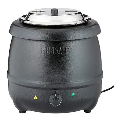 Buffalo Black Soup Kettle 10Ltr/360X345mm Stainless Steel Electric Jug