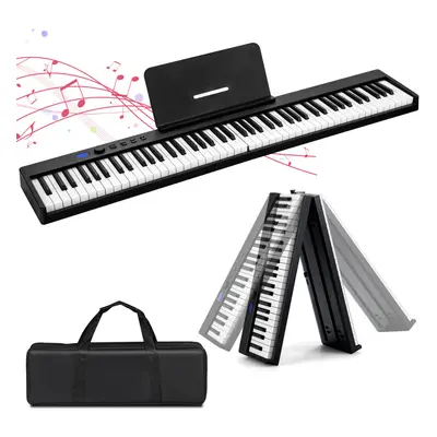 88-Key Foldable Digital Piano Semi Weighted Electronic Keyboard