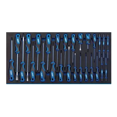 Soft Grip Screwdriver Set in Full Drawer EVA Insert Tray (27 Piece)