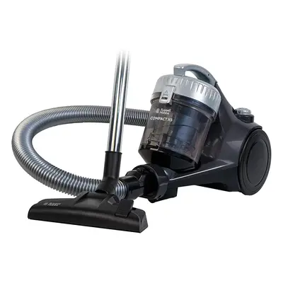 Russell Hobbs RHCV1611 Compact Cylinder Vacuum in Silver and Grey - Compact and Lightweight - m 