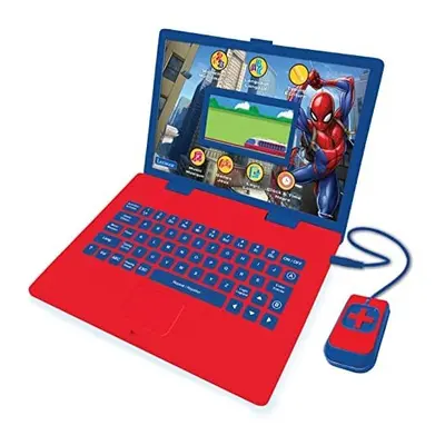 LEXIBOOK JC798SPi1 Spider-Man Educational and Bilingual Laptop French/English-Toy for Child Kid 