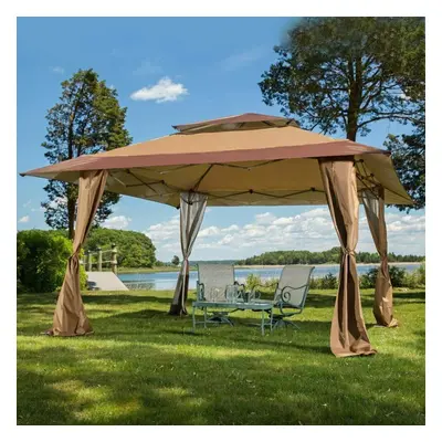 MAXIMUSÂ® GAZEBO ROYAL 4x4m Pop-up Gazebo Outdoor Patio Canopy Tent