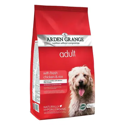 Arden Grange Adult Chicken & Rice Dog Food - 12kg