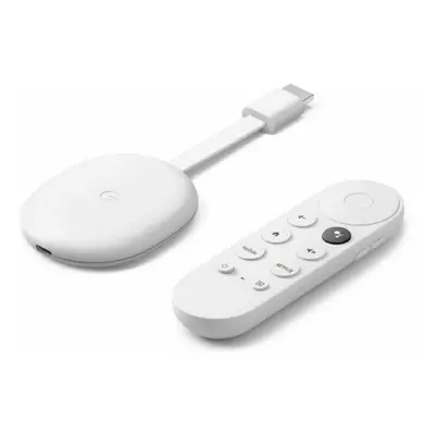 Google Chromecast With Google TV - Snow / White